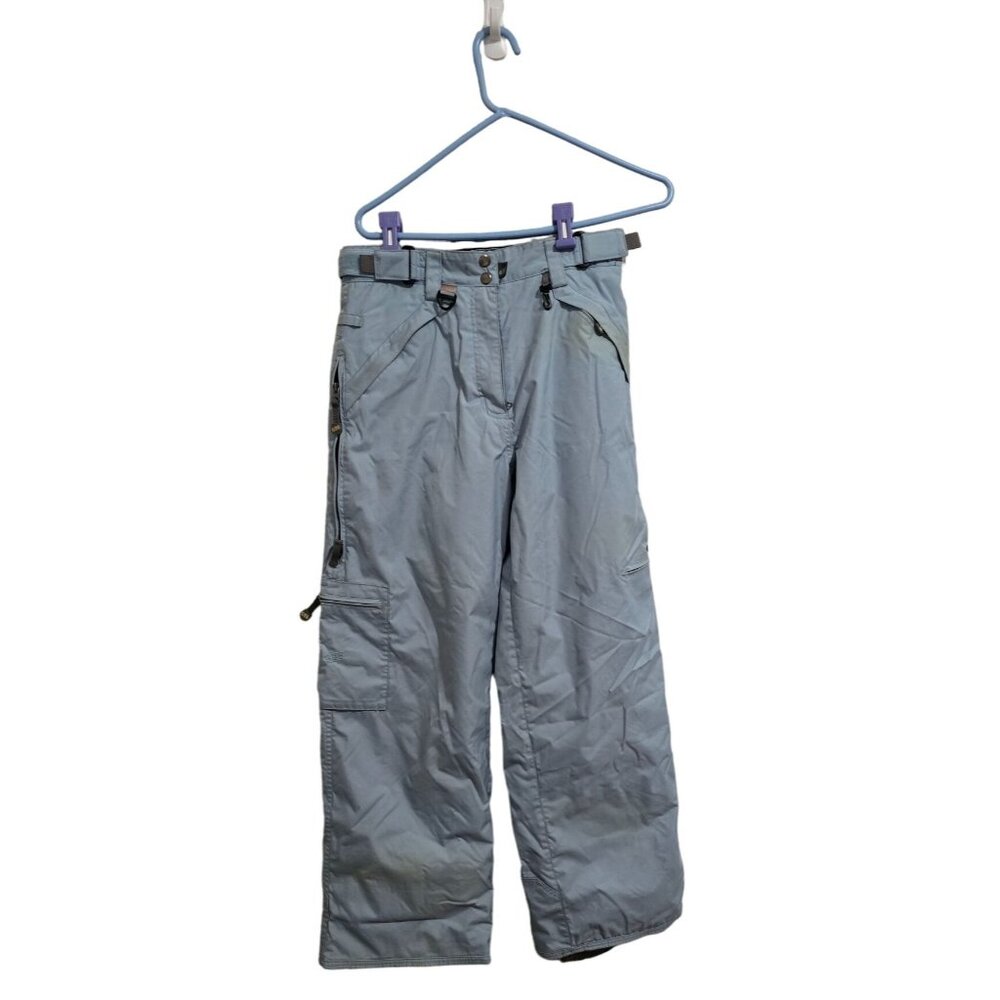 686 Womens Insulated Snowboard Cargo Pants‎ Medium Light Blue